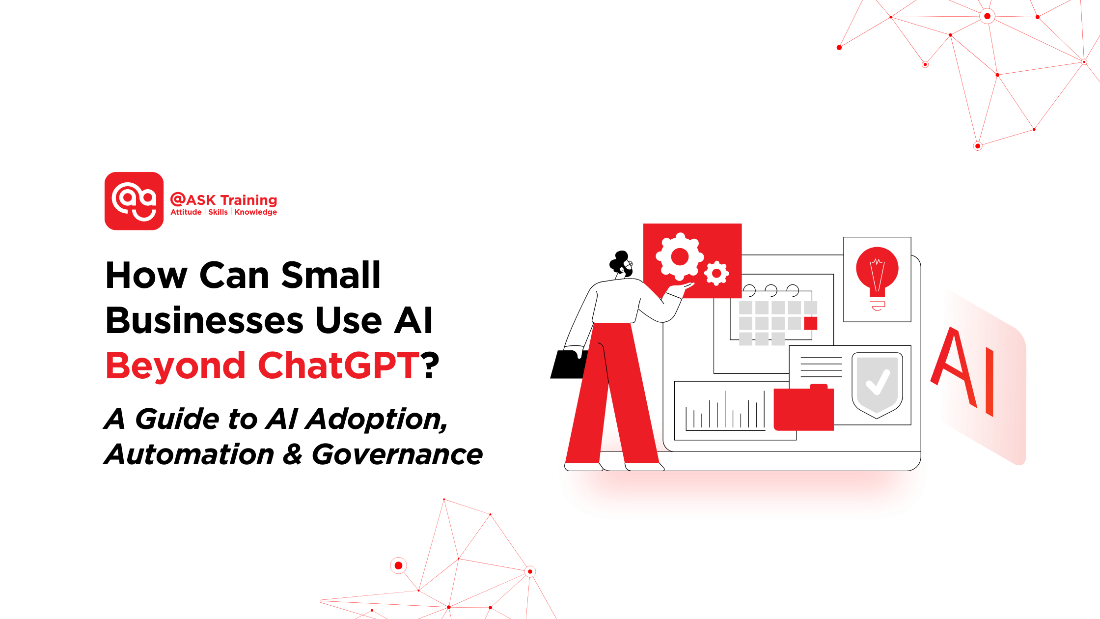 How can small businesses use AI beyond ChatGPT poster