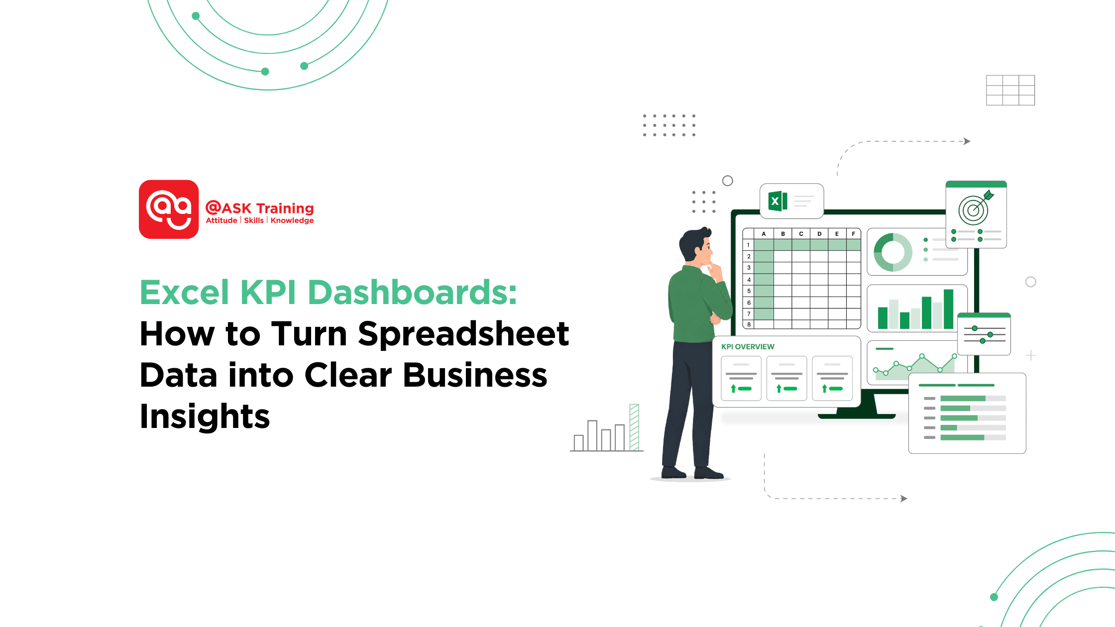 Excel KPI dashboards guide on turning spreadsheet data into clear business insights